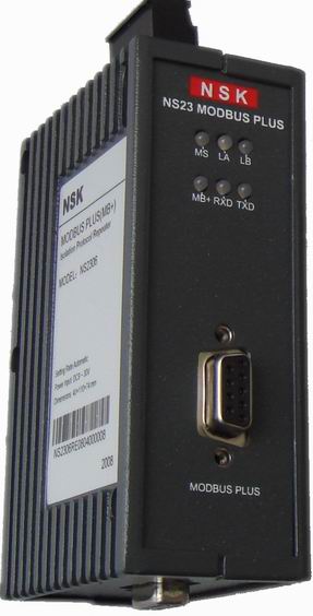 勾股通信 NS2306RE Modbus PLUS(MB+)总线隔离中继器－－可代替施耐德的RR85