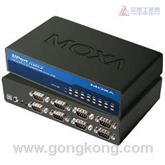 MOXA UPort1610-8-8串口RS-232或RS-232/422/485USB转串口集线器