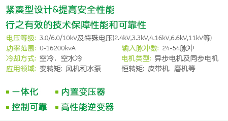 紧凑型设计&提高安全性能
行之有效的技术保障性能和可靠性